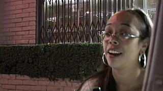 ebony hood slut with hairy pussy rides big black cock doggystyle to cumshot on ass