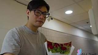 Watch hot Taiwanese Stacy with big natural tits get fingered, fucked cowgirl, doggystyle till she orgasms wet.