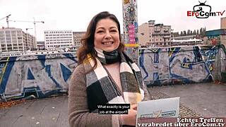 😈 deutsche milf hausfrau abgeschleppt auf straße für outdoor fick! 🔥