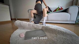 my wife cheats on me with her client and his fuck doll lesbian licking orgasms on homemade video