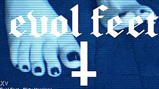 Wanna feel this hot foot fetish bondage session get real dirty?