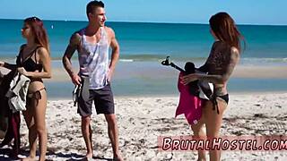 bdsm stockings bind excited 18+ tourists felicity and jade for domination thrill