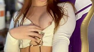 uhh she loves showing off in lingerie since she was young... so cute latina neighbor girl next door