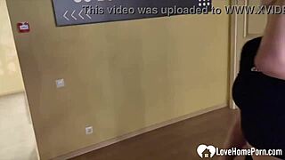 Blonde Slut Fucked Bent Over in Public Bathroom Mirror Doggystyle Cumshot