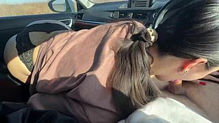 fucked my friends boyfriend in his car while she waited teasing public thrill