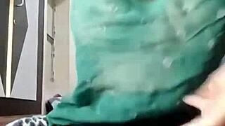 Super Horny Indian Teen With Massive Natural Boobs Fingers Nipples On Webcam