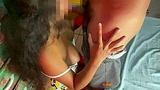 hey step-bro i teased you after parents left now lick my pussy before you fuck me doggystyle