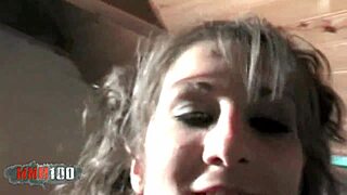 skinny french brunette alys rebel pounded hard pov!