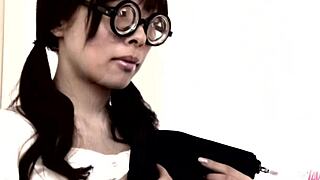 Teacher Fills Satsuki Kirioka's Hairy Pussy with Creampie Cowgirl