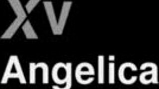 Lesbian pair double fucks huge dildos deep in wet pussies close up!