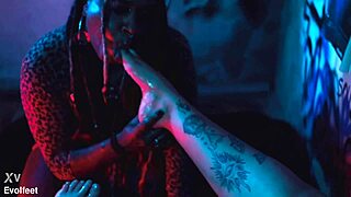 wanna be my foot slave? lick these toes while i tickle and choke your fat ass!