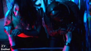 wanna be my foot slave? lick these toes while i tickle and choke your fat ass!