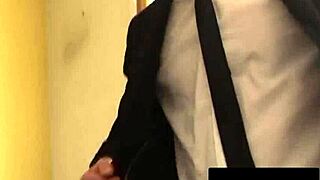 shy kimmie fox bound in stockings gets dominated with deepthroat blowjob hardcore doggystyle pounding