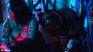 wanna be my foot slave? lick these toes while i tickle and choke your fat ass!