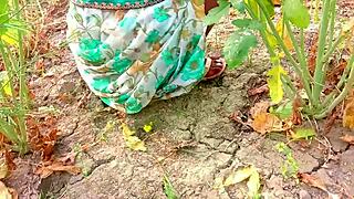 Everbest's homemade Indian wife bent over for rough painful doggystyle pounding in Hindi