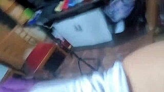 check out this hot latina student girlfriend creampie homemade