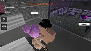 Roblox teacher spreads legs for horny virgin student's first fuck