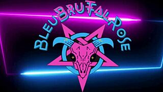 Bleubrutalrose's Big Ass Goth Milf Rocks Pink Heels and Metal Dildo