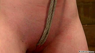 Picture this bound lesbian bent over as she's fingered roughly