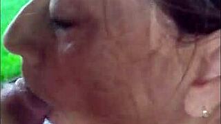 pov: neighbor dude drops morning cum deposit right in thirsty mature candi annie's mouth 💦
