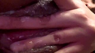 stepdaughter's soaking wet pussy squirts and creams wildly before studying, her room reeking of hot steamy sex
