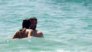 regina blandón flashes tits in bikini from 2019 mexican film