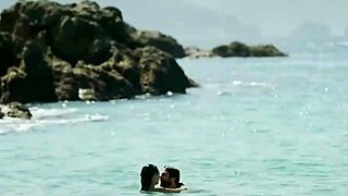 regina blandón flashes tits in bikini from 2019 mexican film