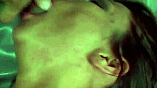 asian rose takes two cocks deep in her tight twat for kinky threesome