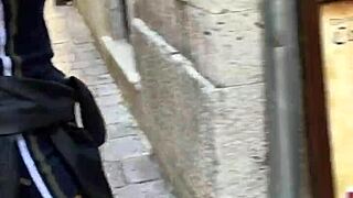 imagine flashing big tits then pov doggystyle with monster cock in public tourist spot