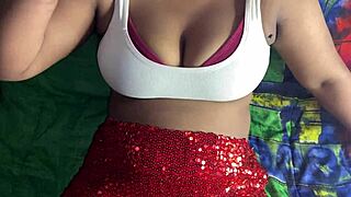 teacher's girl squirts hard from my fingers in her exotic indian pussy at home
