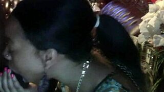 Puerto rican latina sucks big black monster cock then homemade hardcore fuck and swallow