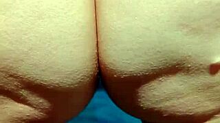 mature blonde spreads her huge shaved pussy lips in the secret garden!