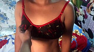 Desi Indian Girlfriend Hardcore Doggystyle on Bed