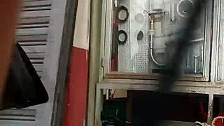 Two Juicy Asses Caught Spying in Strawberry Center!