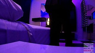 the cuckold secretary rides big cock wet pussy in front of her husband while he watches