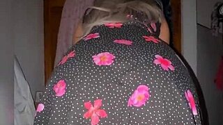 Petite Mexican teen bounces huge ass on massive boyfriend cock