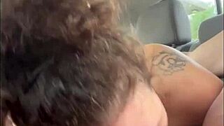 i love watching this pretty hooker take cum in mouth after car fuck 💦🍆😍