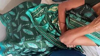 Indian Maid Suhasini Kneels Sucking Master's Thick Cock Deeply