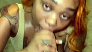 Grapefruit Squeezes Gooch in Monster BBC Deepthroat Cumshot