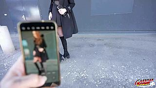 german scout emma scarlett skinny saggy tits takes anal fisting and rough fuck at casting