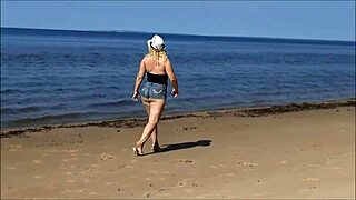 Big Mature Blonds Show Off Asses And Tits In Tight Jeans Shorts