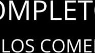 Petite Mexican teen bounces huge ass on massive boyfriend cock