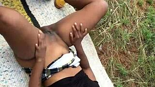 Ebony Cheerleader Shares Her Passionate Energy