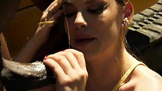 black stepdad bends over stepdaughter outdoor doggystyle hardcore pounding her tight hole