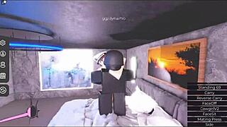 lucky antarean crewman spends intimate time with maya tau aboard ship