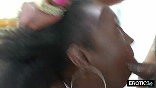 bbc, rip my clothes and fuck this black milf's throat and dripping pussy merciless