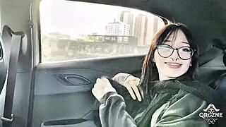 Skinny Latina Teen Amberzinha Rewards Daddy with Doggystyle After Toy Win