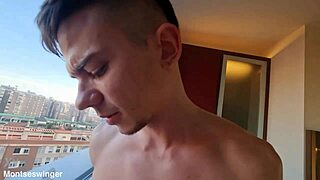 Curvy milf takes monster cock pov pounding right by the window