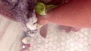 big booty stepsis tells bro cum anywhere so he creampies her wet pussy