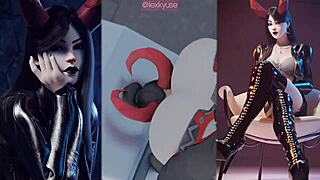 Fortnite characters shake big asses and tits in this hot compilation